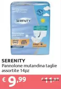 Ipersoap SERENITY Pannolone mutandina taglie assortite 14pz offerta