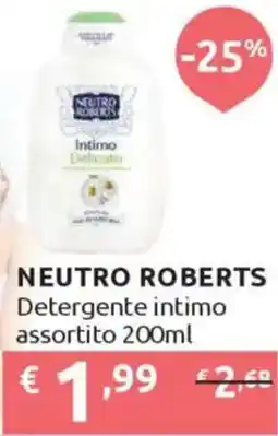Ipersoap NEUTRO ROBERTS Detergente intimo assortito offerta