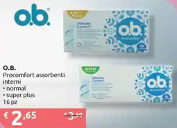 Ipersoap O.B. Procomfort assorbenti interni offerta