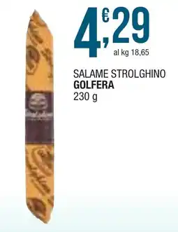 Sidis mini Salame strolghino GOLFERA offerta