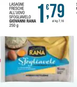Sidis mini Lasagne fresche all'uovo sfogliavelo GIOVANNI RANA offerta