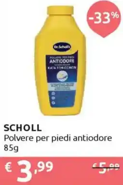 Ipersoap SCHOLL Polvere per piedi antiodore offerta