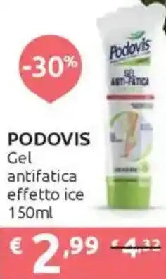 Ipersoap PODOVIS Gel antifatica effetto ice offerta