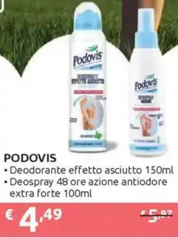 Ipersoap PODOVIS Deodorante effetto asciutto offerta