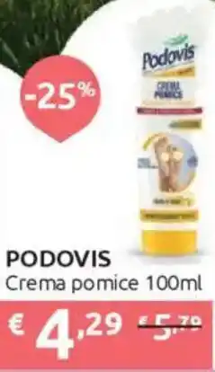 Ipersoap PODOVIS Crema pomice offerta