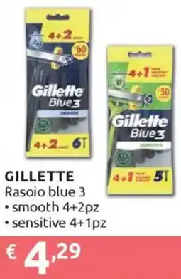 Ipersoap GILLETTE Rasoio blue 3 offerta