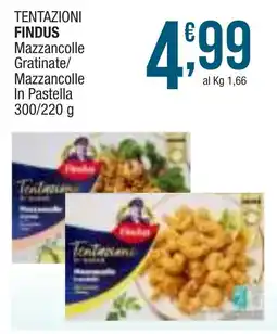 Sidis mini TENTAZIONI FINDUS Mazzancolle Gratinate/ Mazzancolle In Pastella offerta