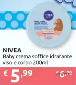 Ipersoap NIVEA Baby crema soffice idratante viso e corpo offerta