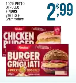 Sidis mini 100% petto di pollo FINDUS offerta