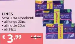 Ipersoap LINES Seta ultra assorbenti offerta