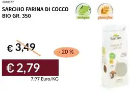 Prezzemolo e Vitale Sarchio farina di cocco bio offerta