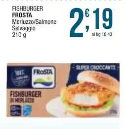 Sidis mini FISHBURGER FROSTA Merluzzo/Salmone Selvaggio offerta