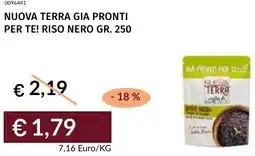Prezzemolo e Vitale Nuova terra gia pronti per te! riso nero offerta