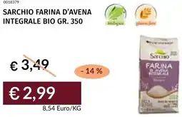Prezzemolo e Vitale Sarchio farina d'avena integrale bio offerta