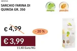 Prezzemolo e Vitale Sarchio farina di quinoa offerta