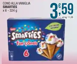 Sidis mini Cono alla vaniglia SMARTIES offerta