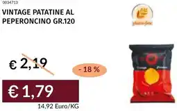 Prezzemolo e Vitale Vintage patatine al peperoncino offerta