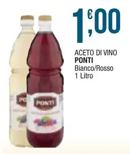 Sidis mini Aceto di vino ponti bianco/rosso offerta