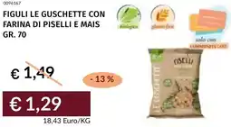 Prezzemolo e Vitale Figuli le guschette con farina di piselli e mais offerta