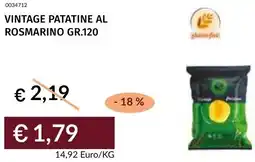 Prezzemolo e Vitale Vintage patatine al rosmarino offerta