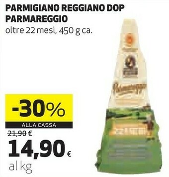 Ipercoop Parmigiano reggiano dop offerta