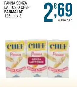 Sidis mini Panna senza lattosio chef PARMALAT offerta