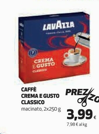 Ipercoop Caffe crema e gusto offerta