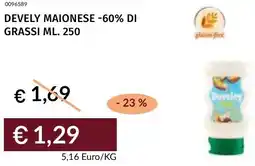 Prezzemolo e Vitale Devely maionese -60% di grassi offerta