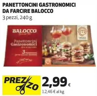 Ipercoop Panettone gastronomici da farcire 240 g offerta