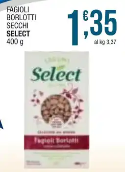 Sidis mini Fagioli borlotti secchi SELECT offerta