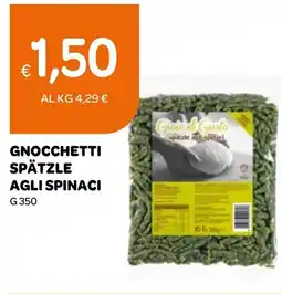 Ekom Gnocchetti spätzle agli spinaci offerta