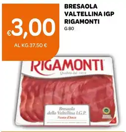 Ekom Bresaola valtellina IGP RIGAMONTI offerta