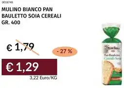Prezzemolo e Vitale Mulino bianco pan bauletto soia cereali offerta