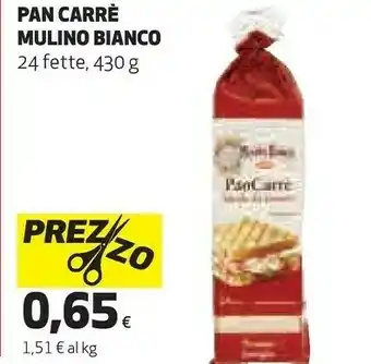 Ipercoop Pan carrè 430 g(ml) offerta