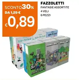 Ekom Fazzoletti fantasie assortite 4 veli 6 pezzi offerta