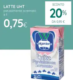 Ekom Latte UHT parzialmente scremato offerta