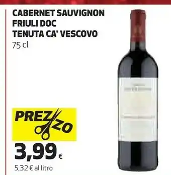 Cabernet sauvignon friuli doc