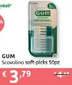 Ipersoap GUM Scovolino soft-picks 50pz offerta