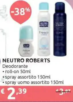 Ipersoap NEUTRO ROBERTS Deodorante offerta