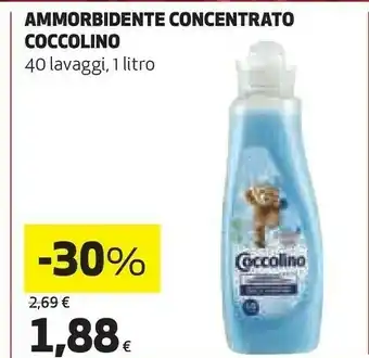 Ipercoop Ammorbidente concentrato 40 lavaggi, 1 litro offerta