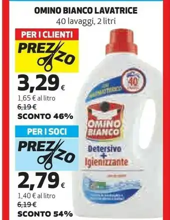 Ipercoop Lavatrice 40 lavaggi, 2 litri offerta
