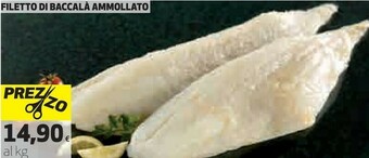 Ipercoop Filetto di baccalà ammollato offerta