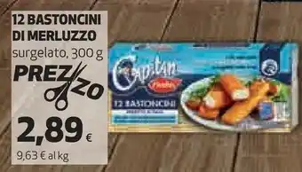 12 bastoncini di merluzzo