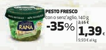 Ipercoop Pesto fresco di noci 140 g(ml) offerta