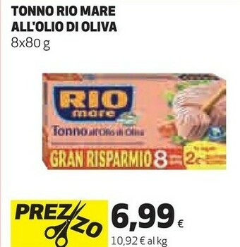 Ipercoop Tonno all'olio di oliva offerta