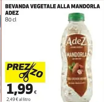 Ipercoop Bevanda vegetale alla mandorla offerta