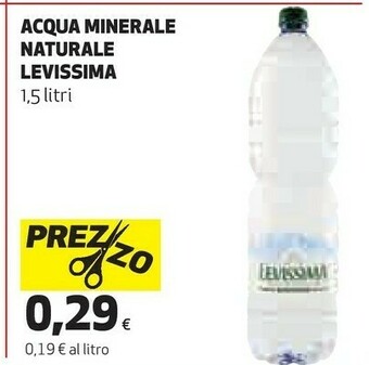 Ipercoop Acqua minerale naturale offerta