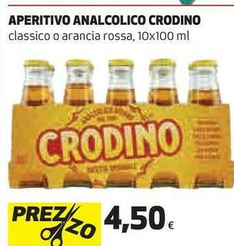 Ipercoop Crodino aperitivo analcolico offerta