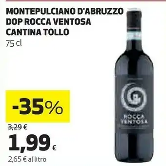 Ipercoop Montepulciano d'abruzzo dop rocca ventosa offerta