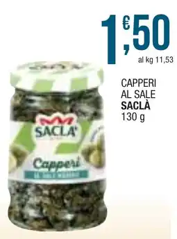 Sidis mini Capperi al sale SACLÀ offerta